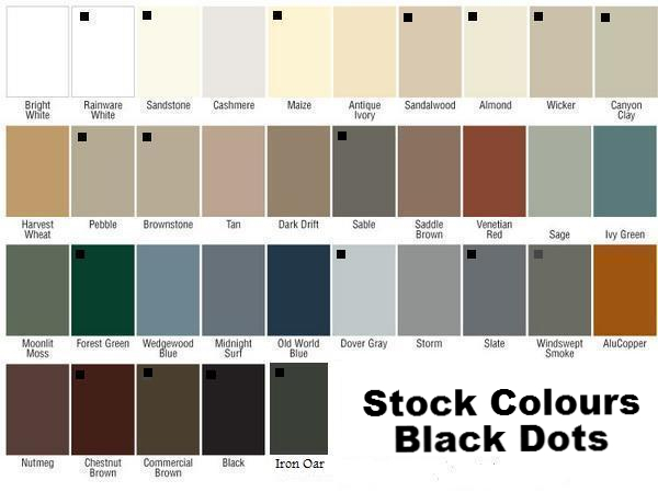 Stock Colours Black Dot